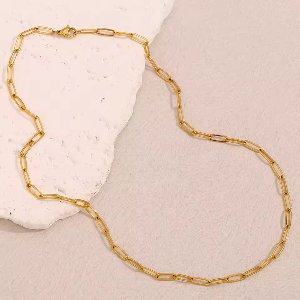 Fiadh Gold Paperchain Necklace