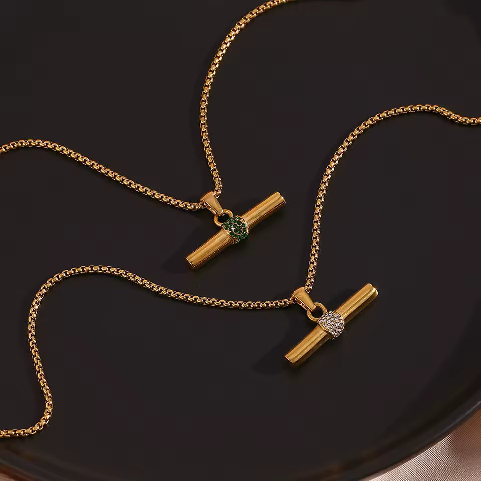 Fern T-Bar Necklace