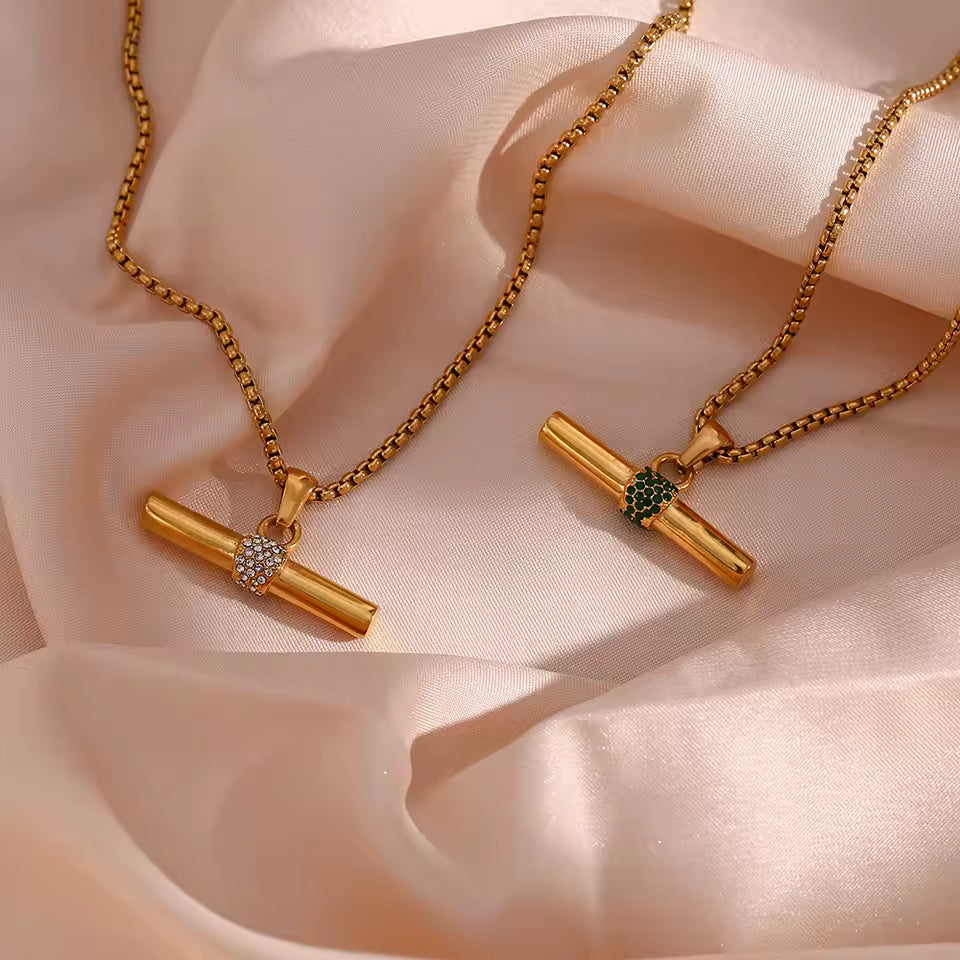 Fern T-Bar Necklace