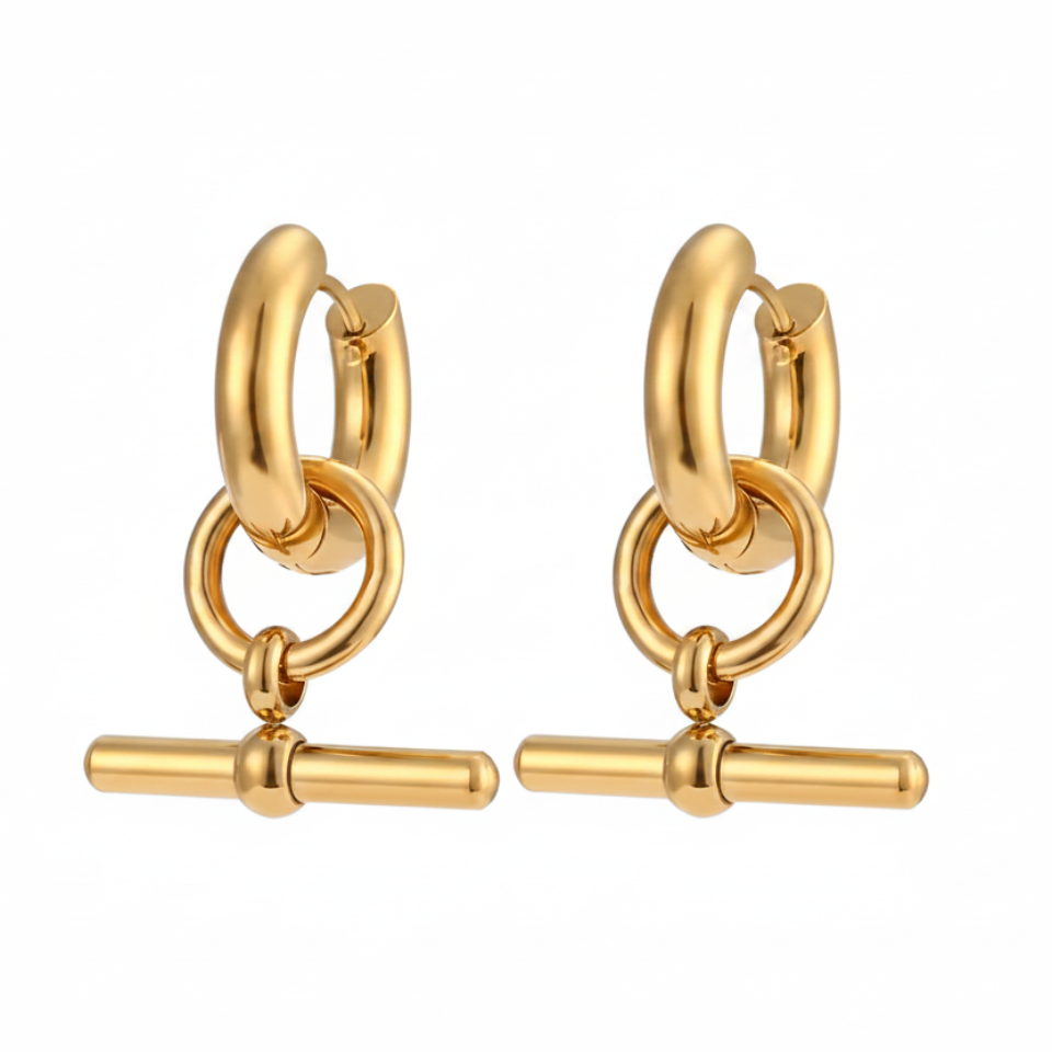 Kayla T-Bar Earrings