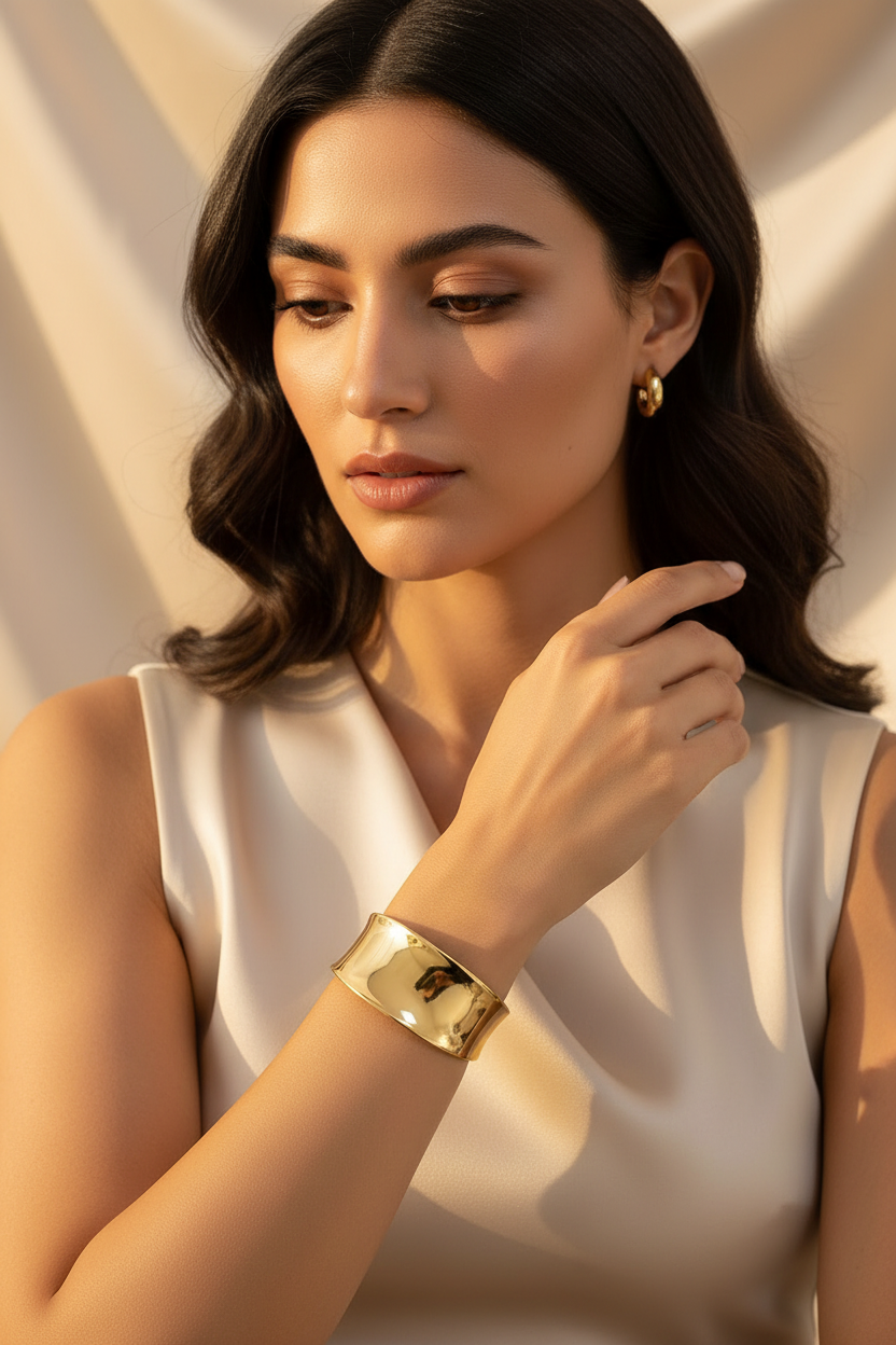 Chloe with Juno Cuff – portrait