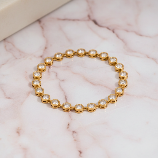 Sienna Bracelet on Marble